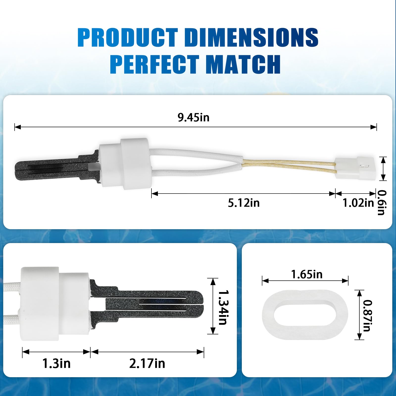 Amazon.com : DEEKOOL 77707-0054 Igniter Gasket Kit fits for
